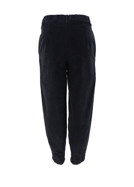 Black Colour Memphis Barrel Pant Black