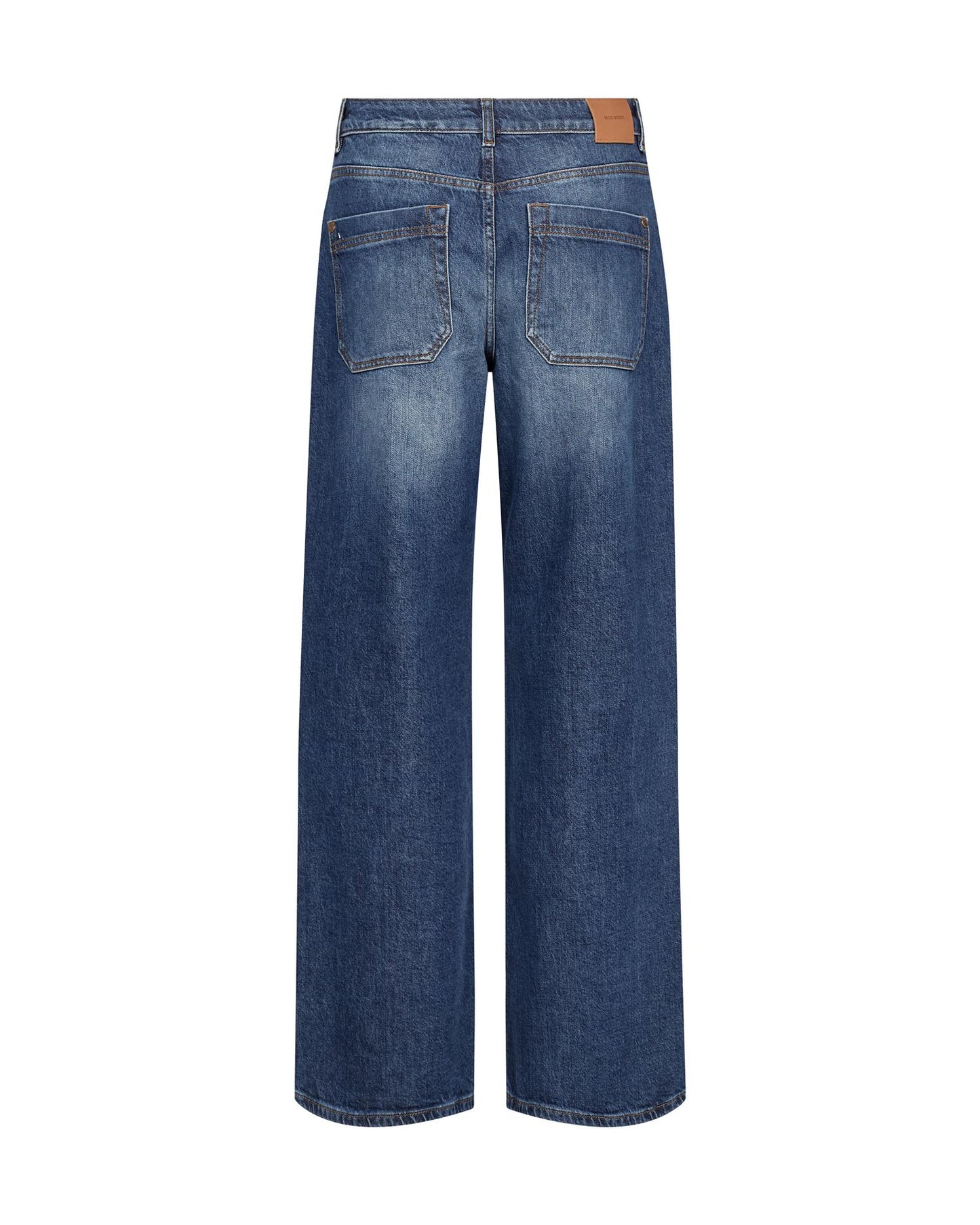 Mos Mosh Dara Zip Jeans Dark Blue