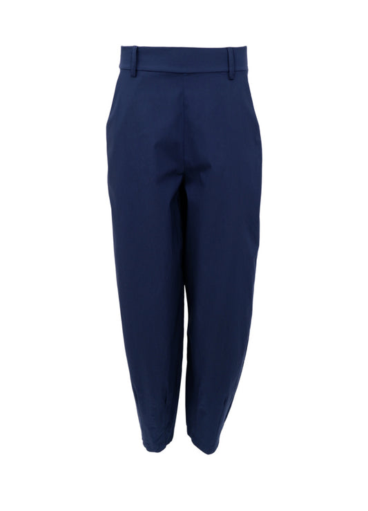 Black Colour Beate Barrel Pant Navy
