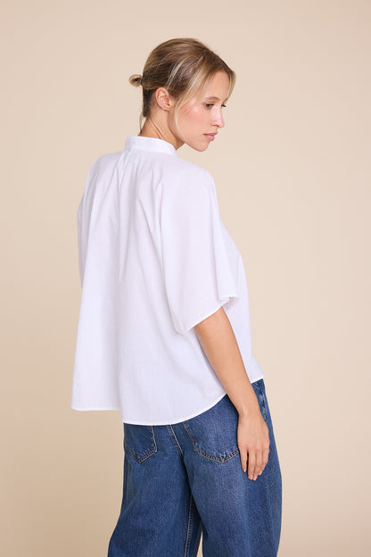 Line of Oslo Ellie Cotton White
