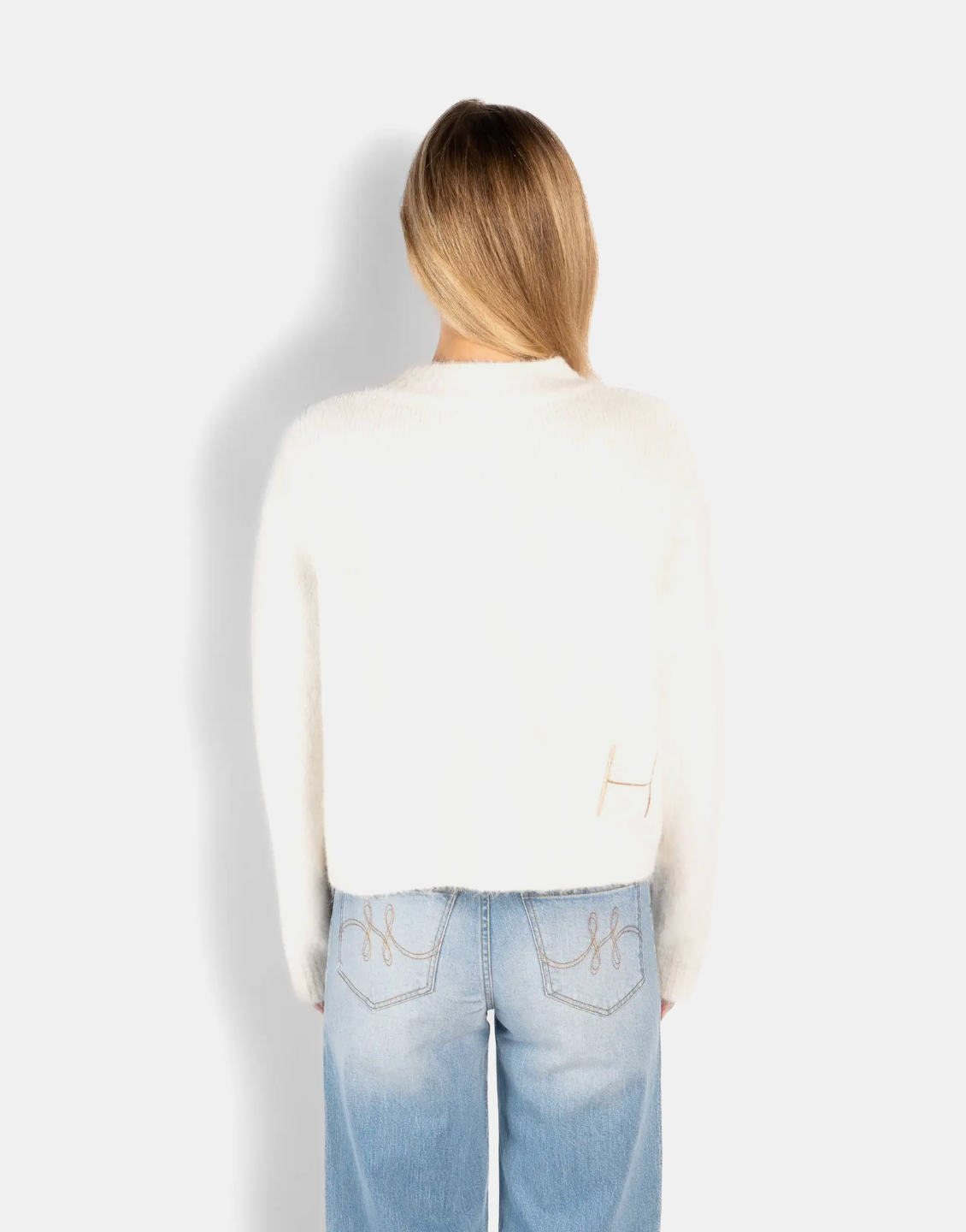 HÉST Pernille Short Cardigan White