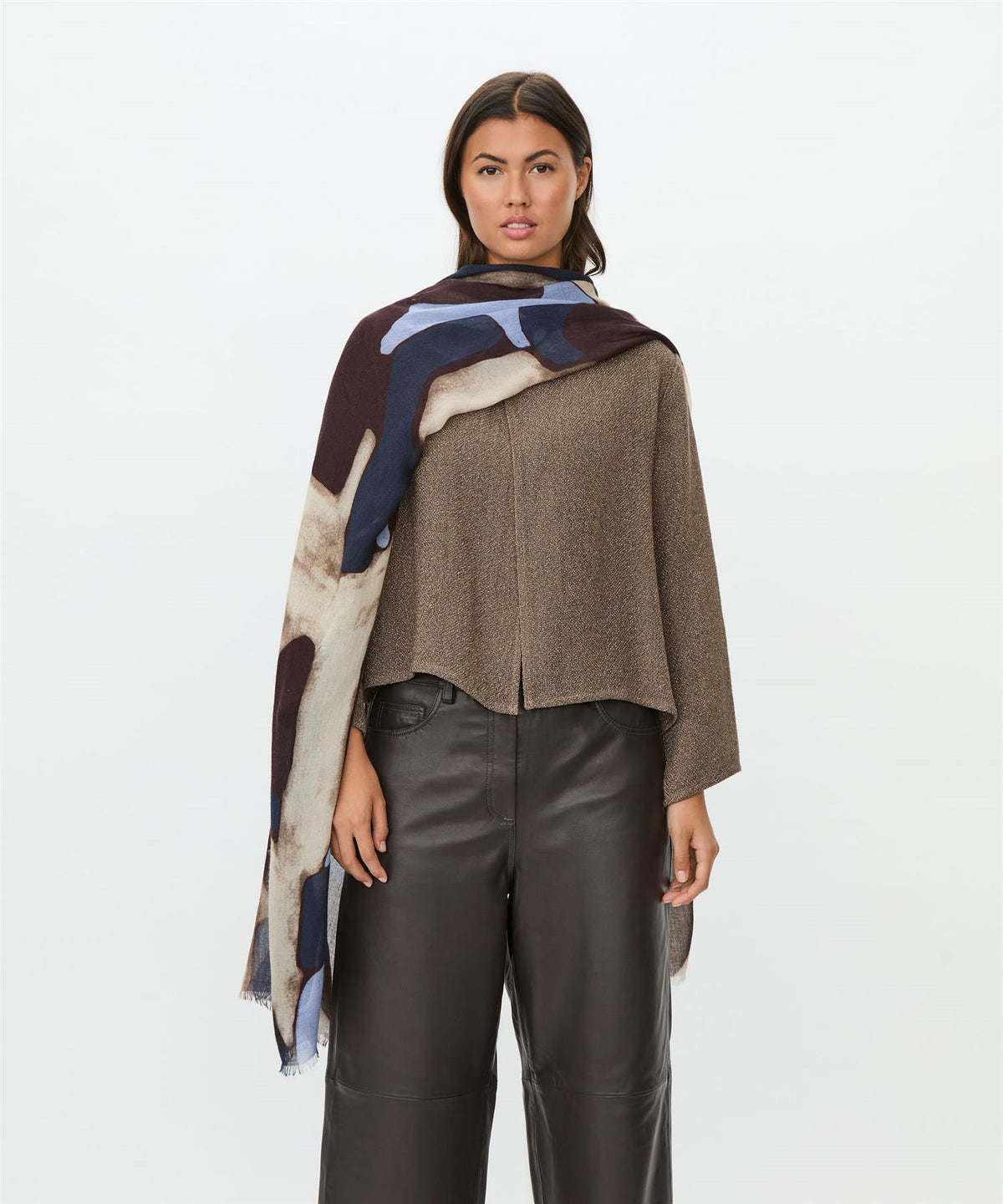 Masai Ayla Scarf Chocolate Plum