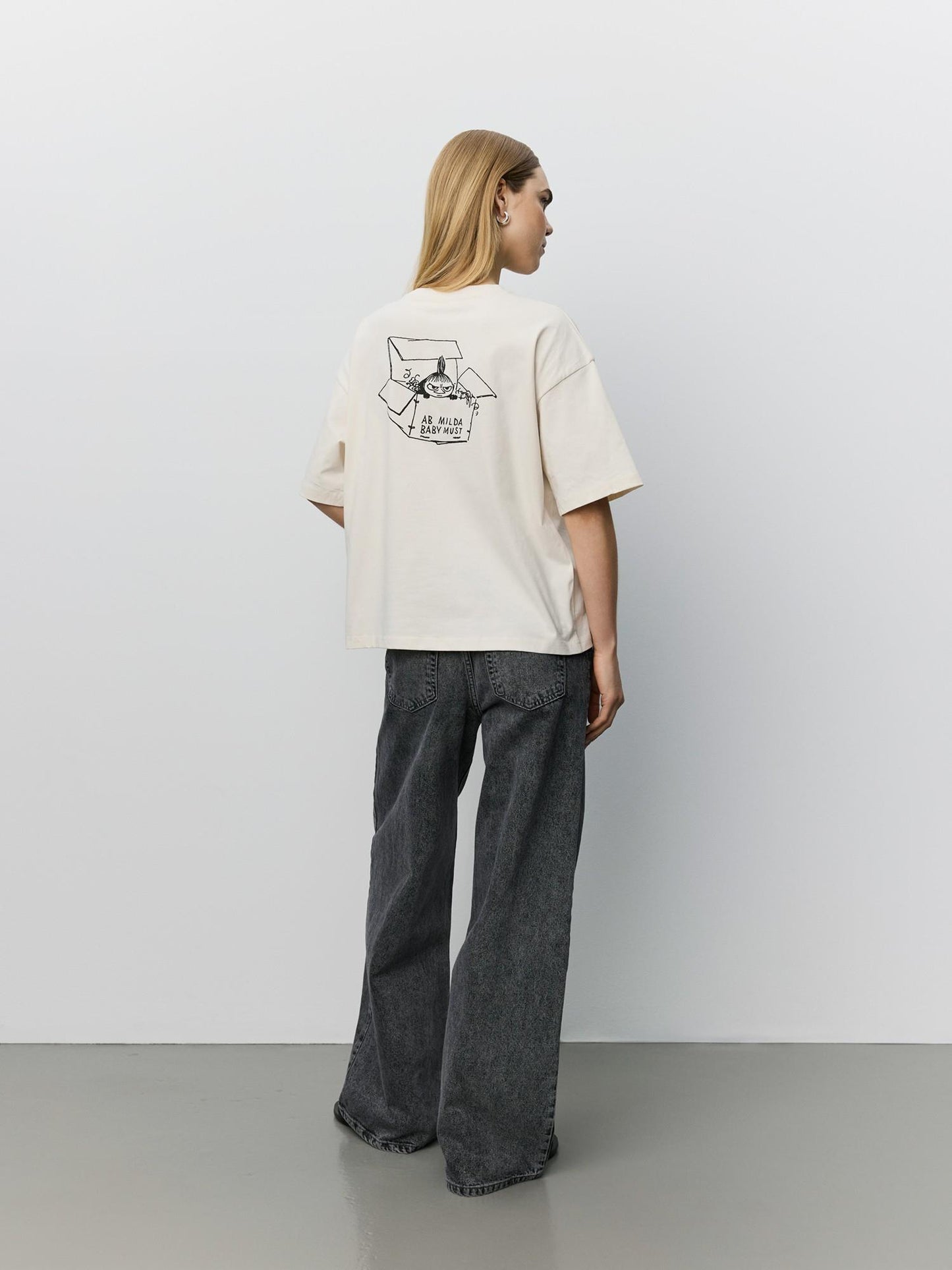 Sofie Schnoor Verina Moomin Boxy T-Shirt Off White