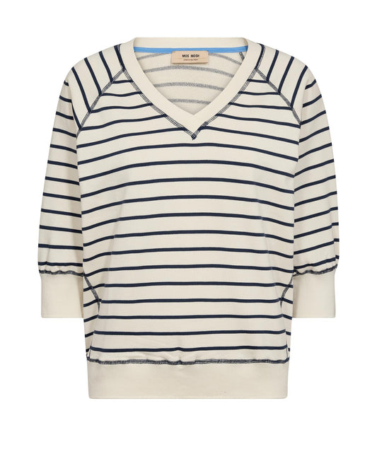 Mos Mosh Maggie Stripe Sweatshirt Spellbound