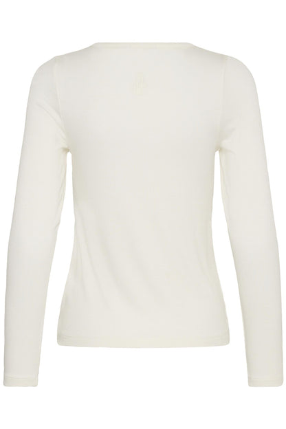Culture Nia Juliet LS T-shirt White