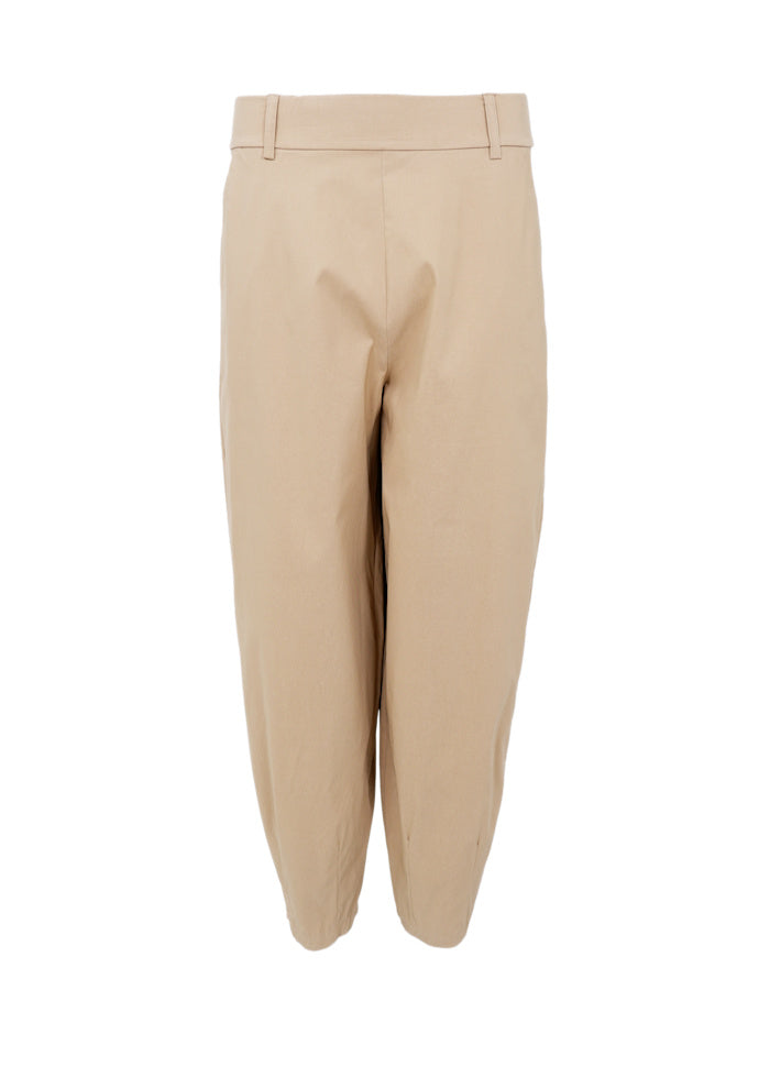 Black Colour Beate Barrel Pant Sand