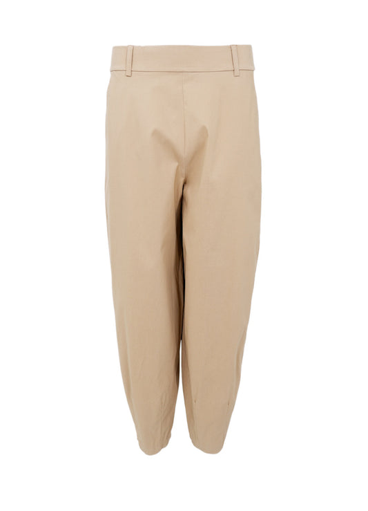 Black Colour Beate Barrel Pant Sand