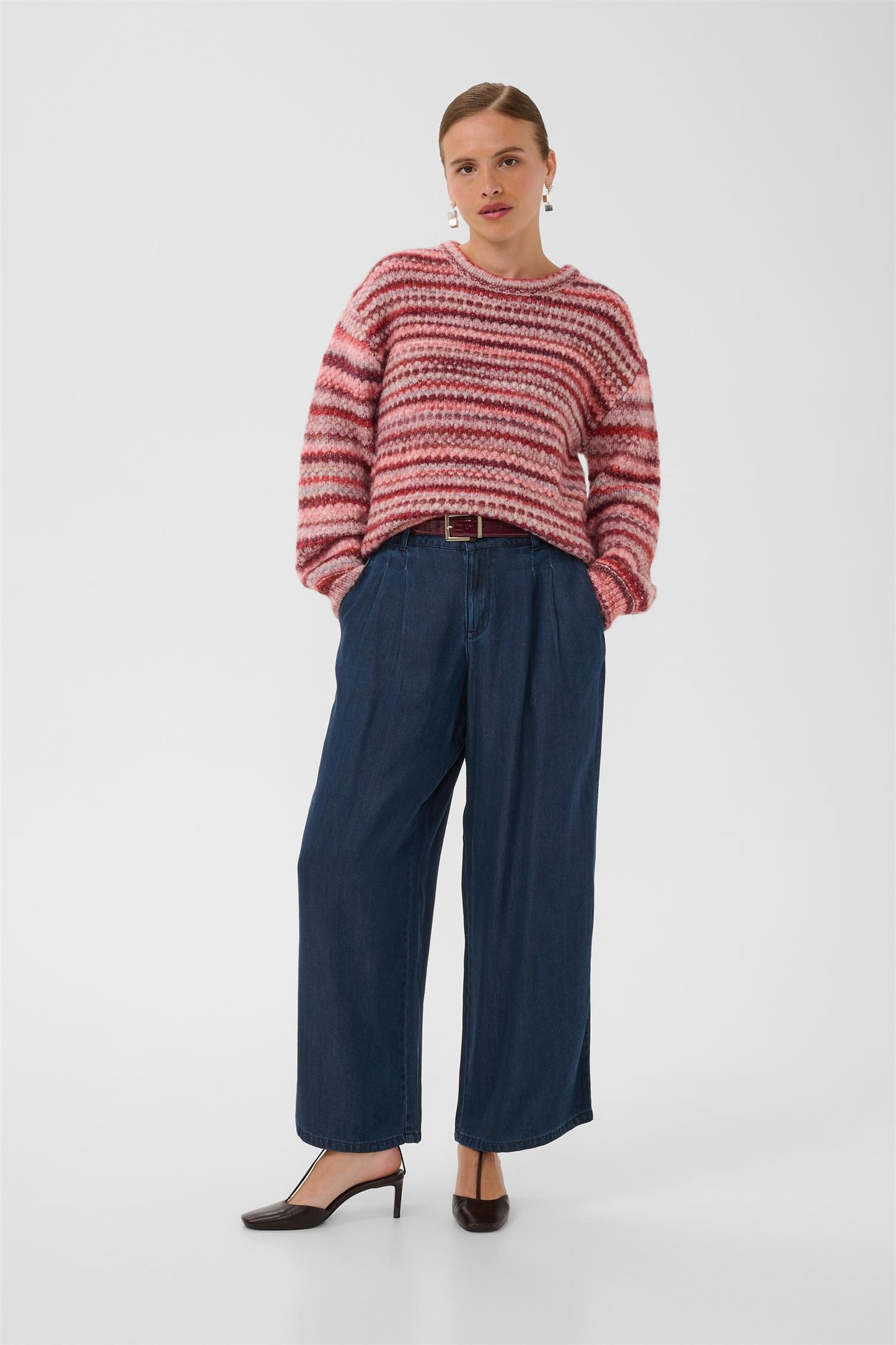 Culture Ilsa Pants Dark Blue Wash
