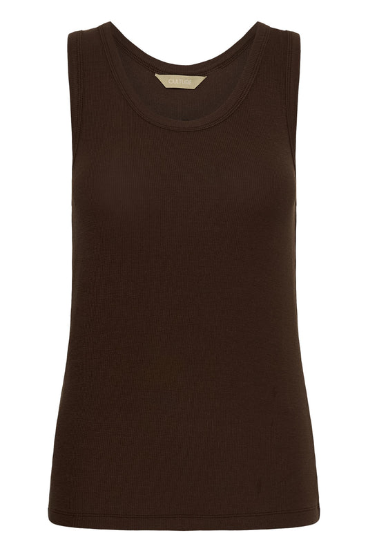 Culture Juliet Tank Top Coffee Bean
