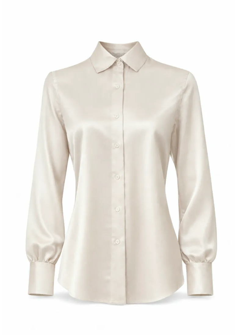 Amuse by Veslemøy Silkebluse Classic Nude