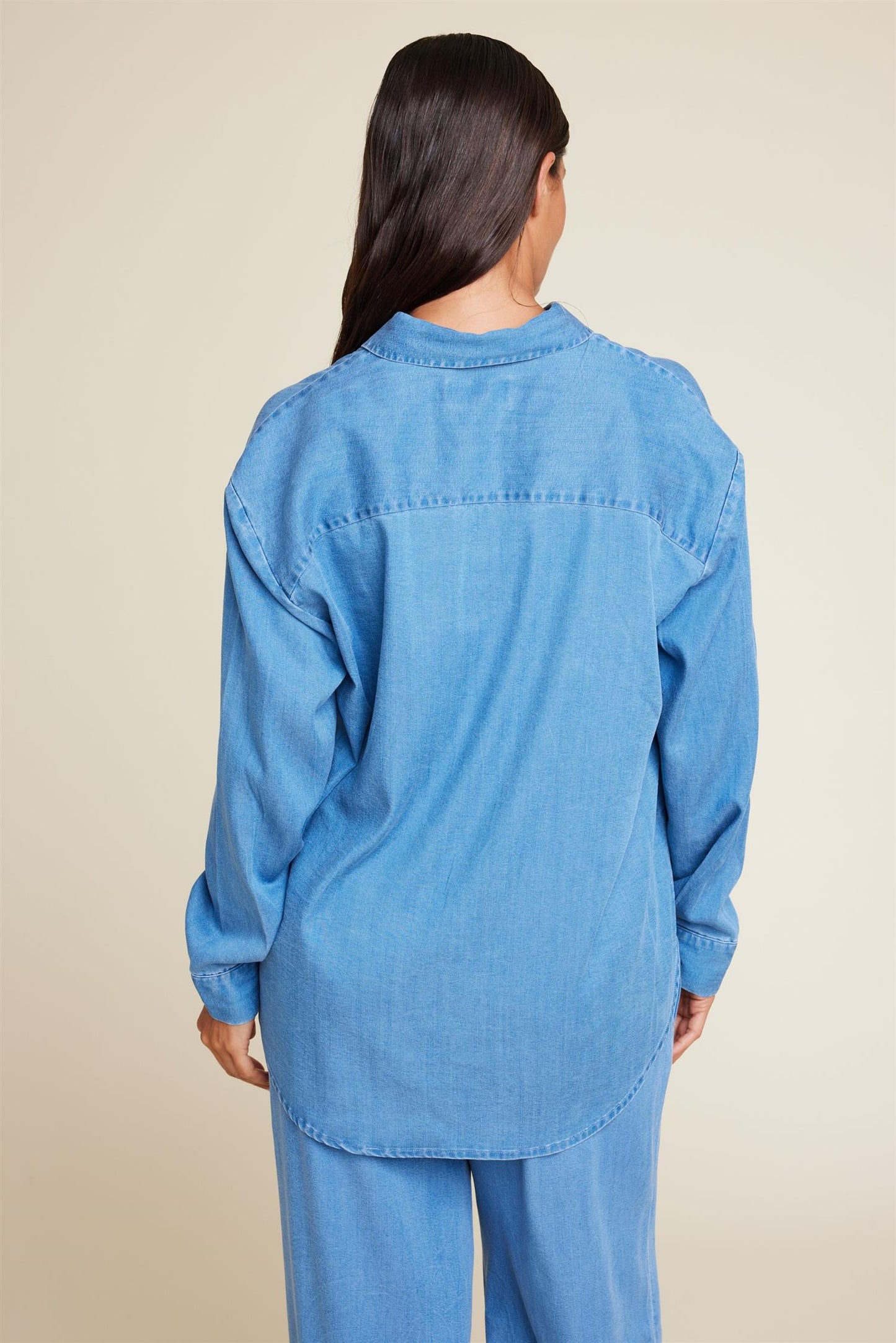 Line of Oslo Basic Tencel Shirt Denim