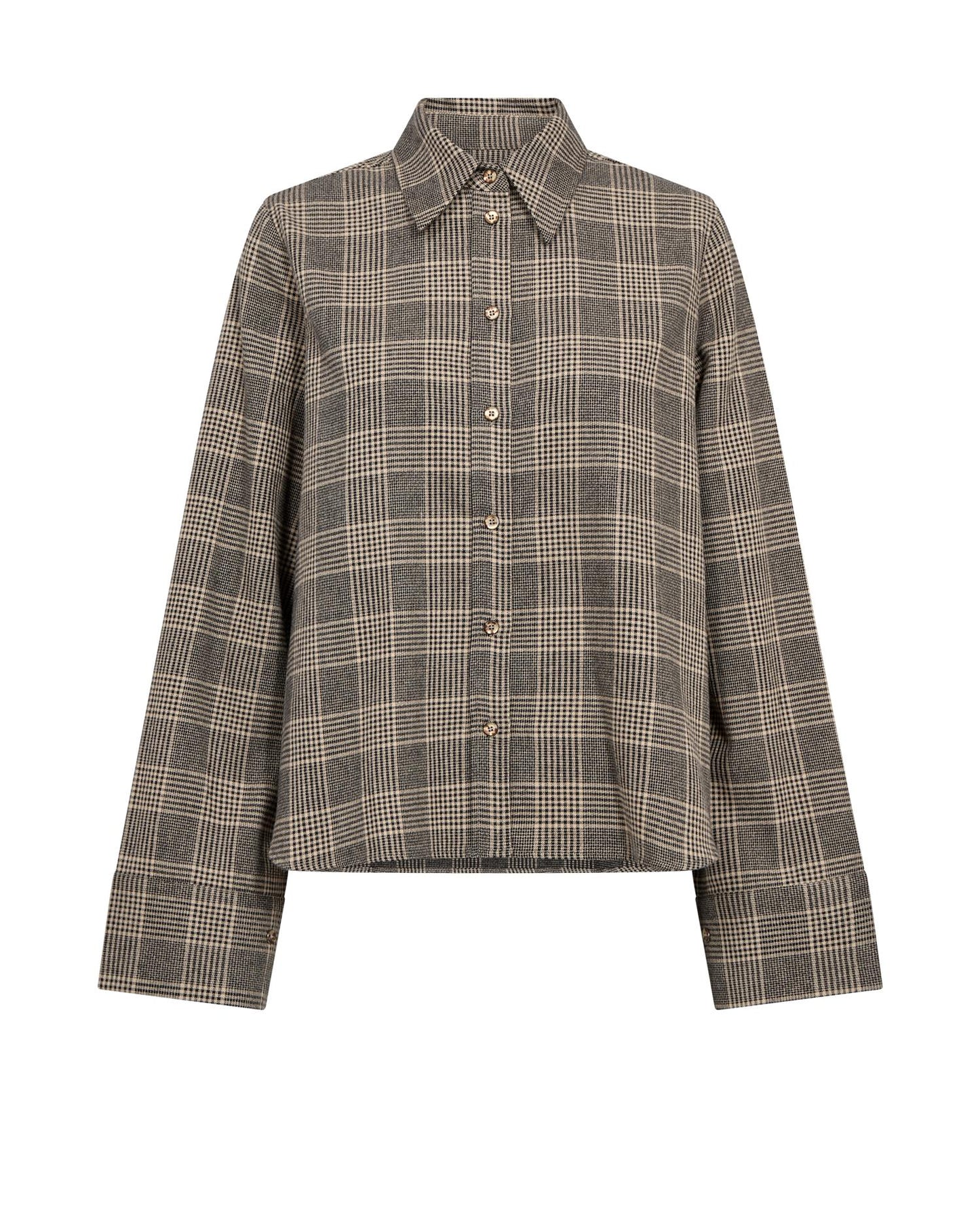 Mos Mosh Ayen Princ Check Shirt Black