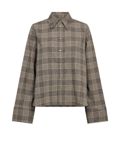 Mos Mosh Ayen Princ Check Shirt Black