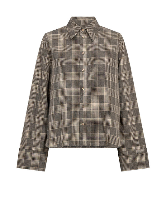 Mos Mosh Ayen Princ Check Shirt Black