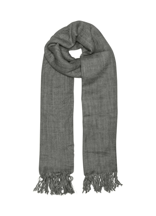 Tif Tiffy Basic Wool Scarf Black/Grey