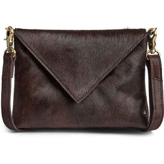 Depeche Clutch Dark Brown
