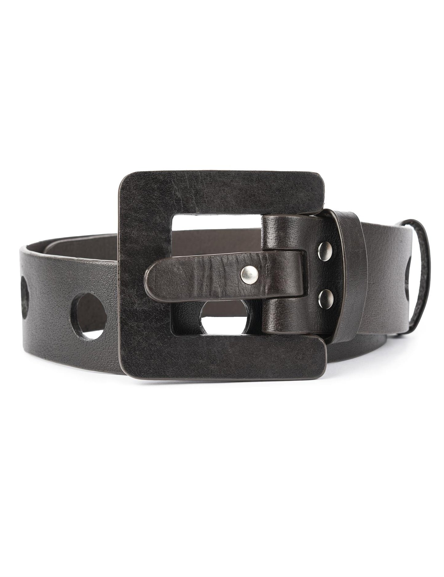Close to my Heart Square Buckle Belt Chocolate