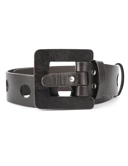 Close to my Heart Square Buckle Belt Chocolate