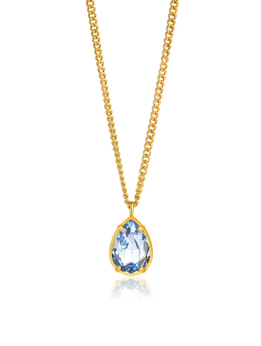 Farmhouse Camilla Øhrling Billie Drop Necklace Skye Blue