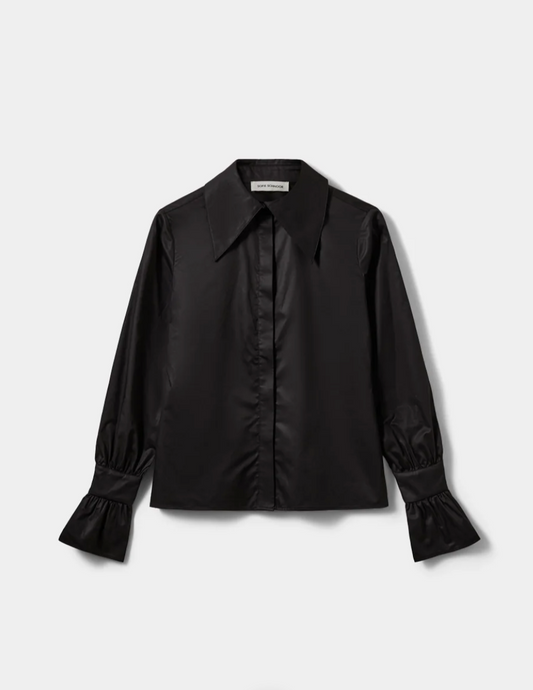 Sofie Schnoor Izabell Frill Sleeve Shirt Black