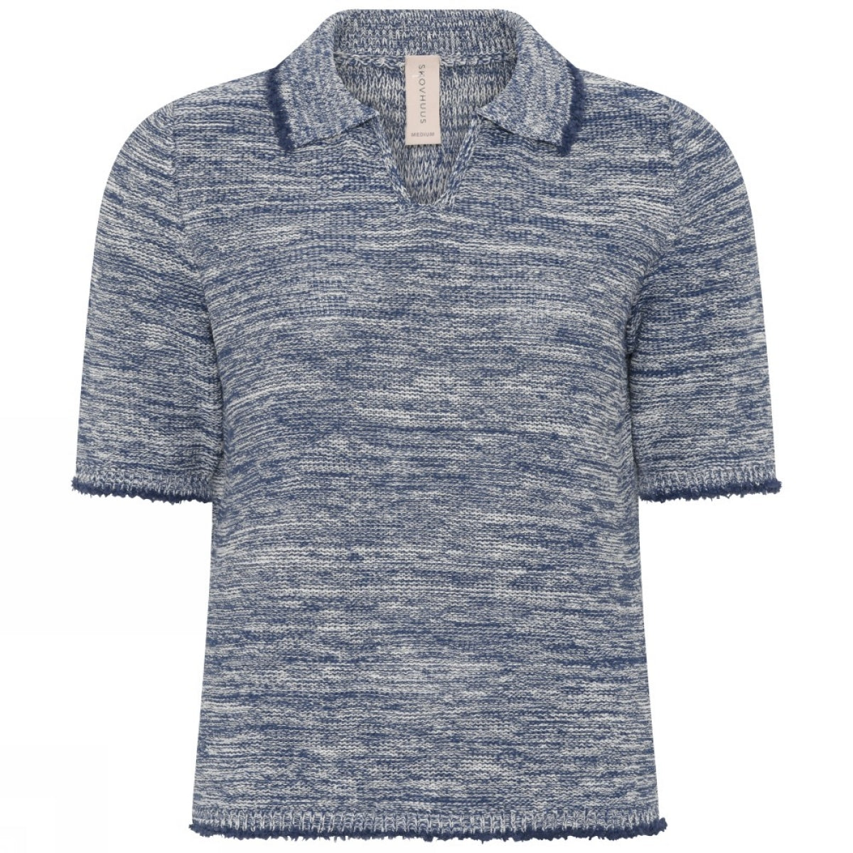 Skovhuus Genser m/ Polokrave Light Blue