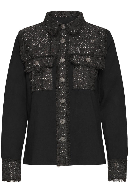 Pulz Cossie Shirt Black