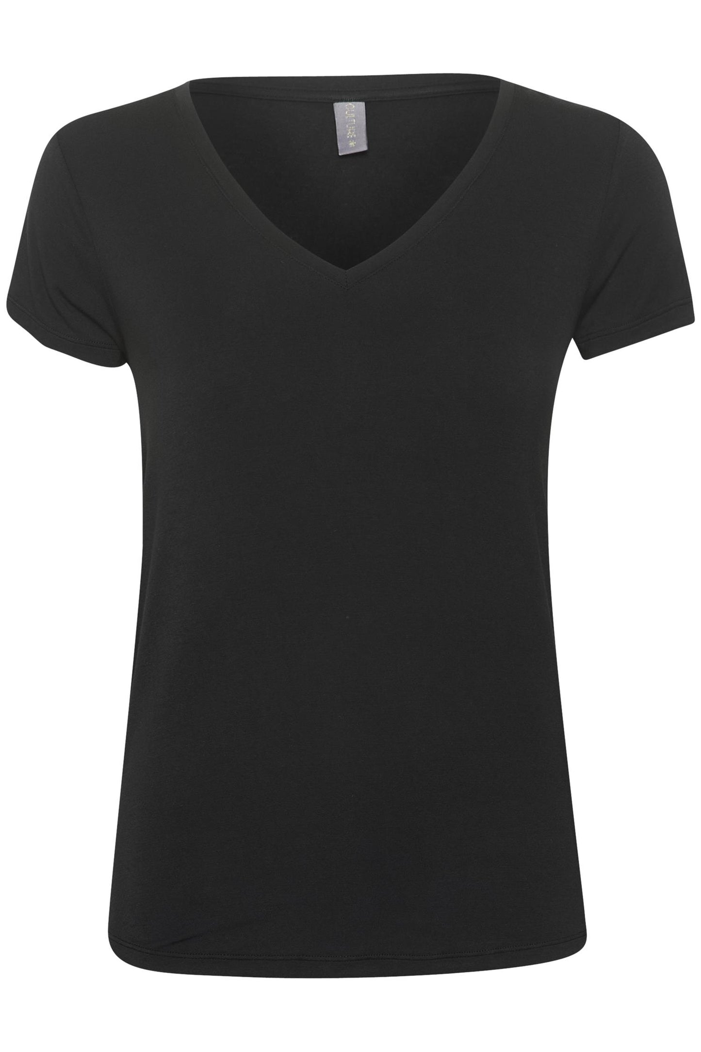 Culture Poppy V-neck T-Shirt Black
