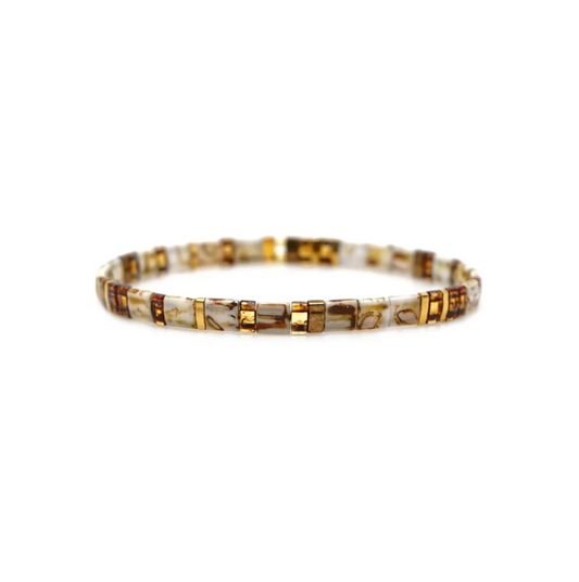 Endless Armbånd Brun Marmor