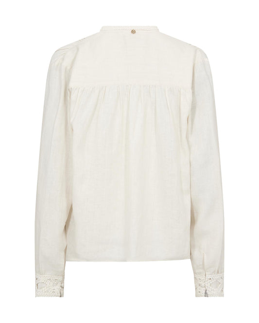 Mos Mosh Evanda LS Blouse Ecru