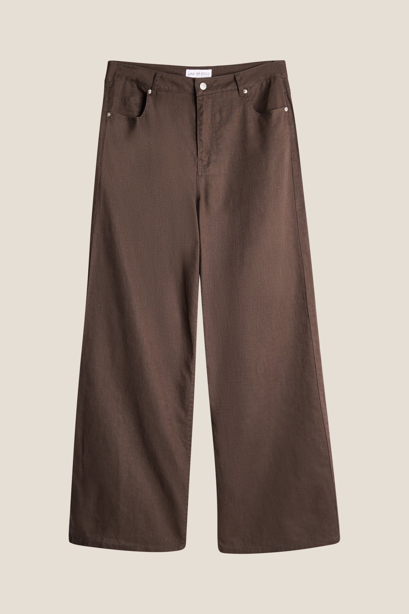 Line of Oslo St. Barth Linen Dark Brown