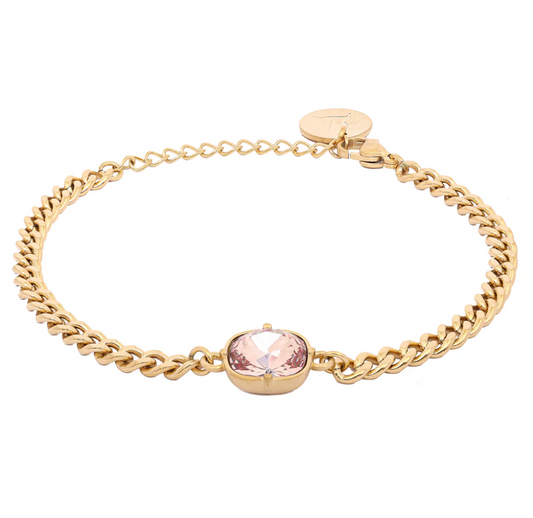 Farmhouse Camilla Øhrling Carla Swarovski Bracelet Light Peach