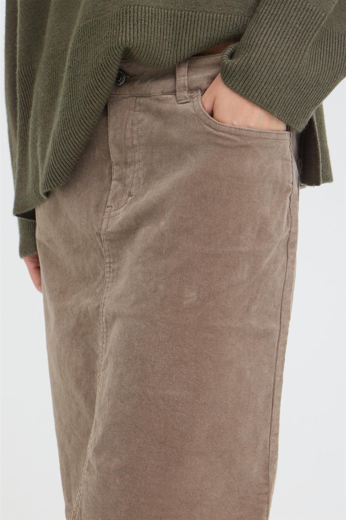 Pulz Sally Skirt Walnut