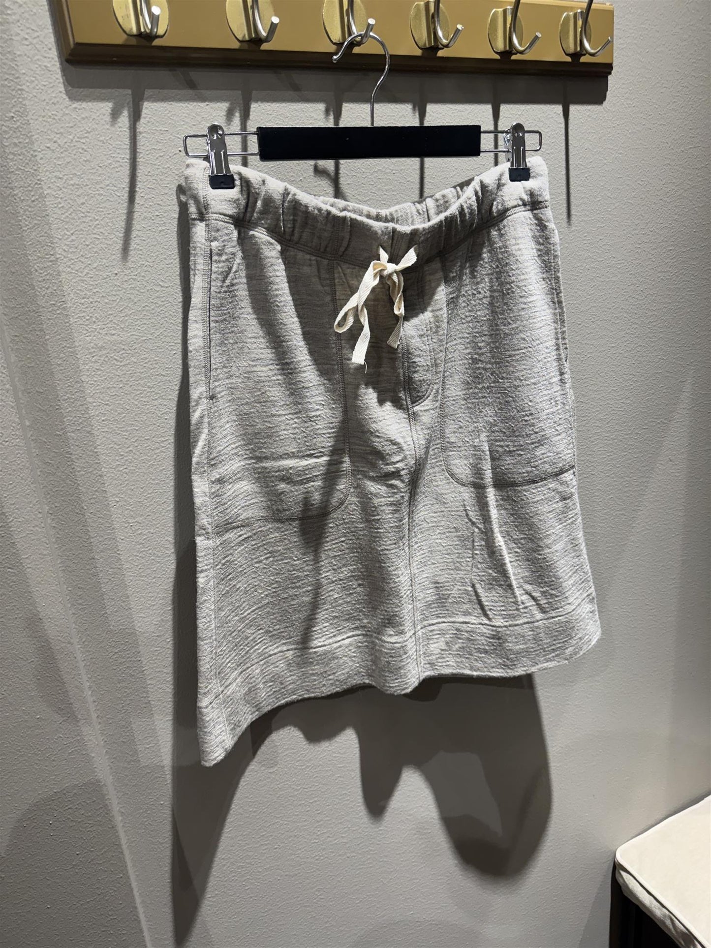 By Basics Sweat Skirt Elephant Melange