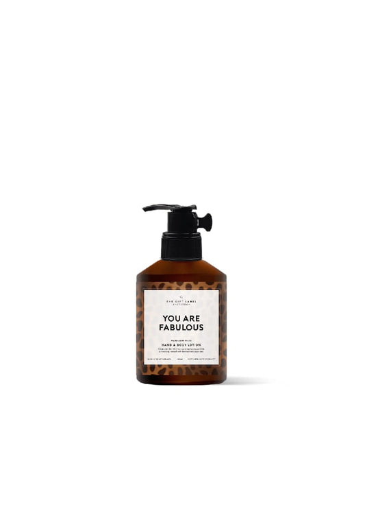 The Gift Label Hand & Body Lotion Stay Fabulous