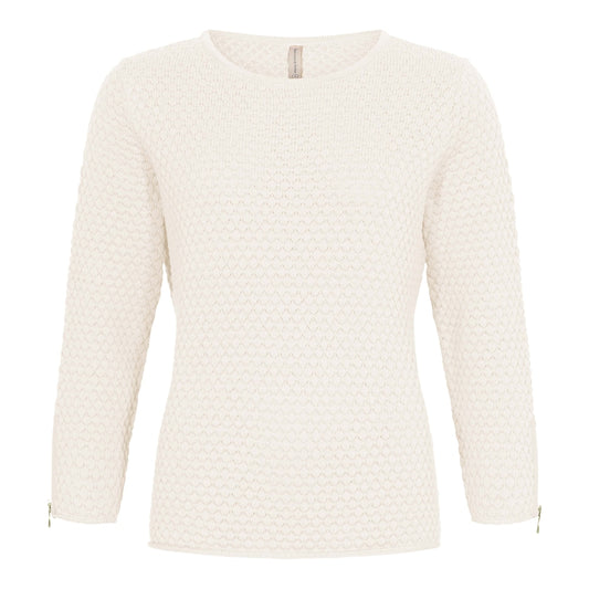 Skovhuus Genser m/ 3/4 arm Off-White