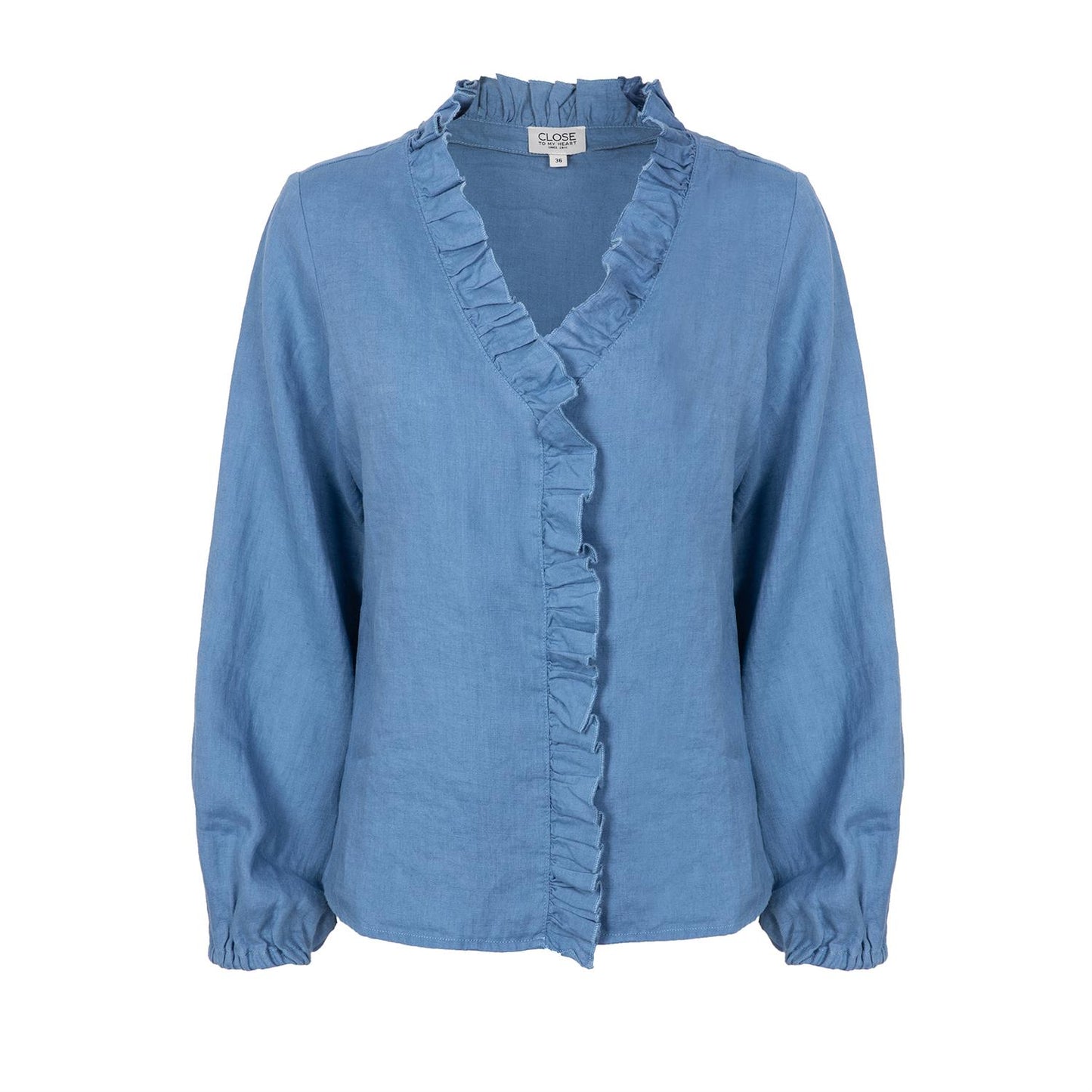 Close to my Heart Lynnie Blouse Washed Blue