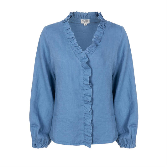 Close to my Heart Lynnie Blouse Washed Blue
