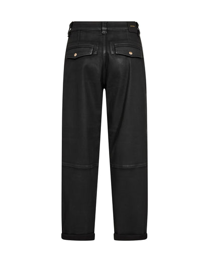 Mos Mosh Aymen Coated Pant Black