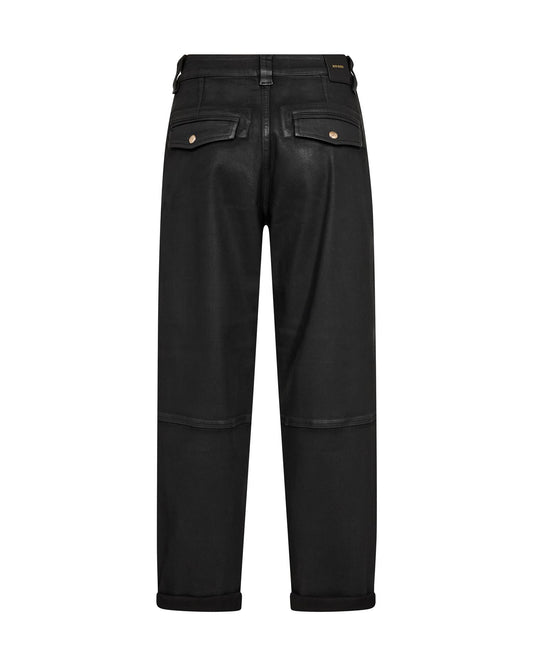 Mos Mosh Aymen Coated Pant Black