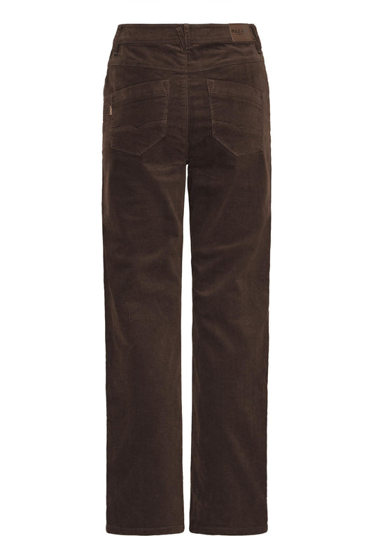 Pulz Sally HW Pant Straight Leg Espresso