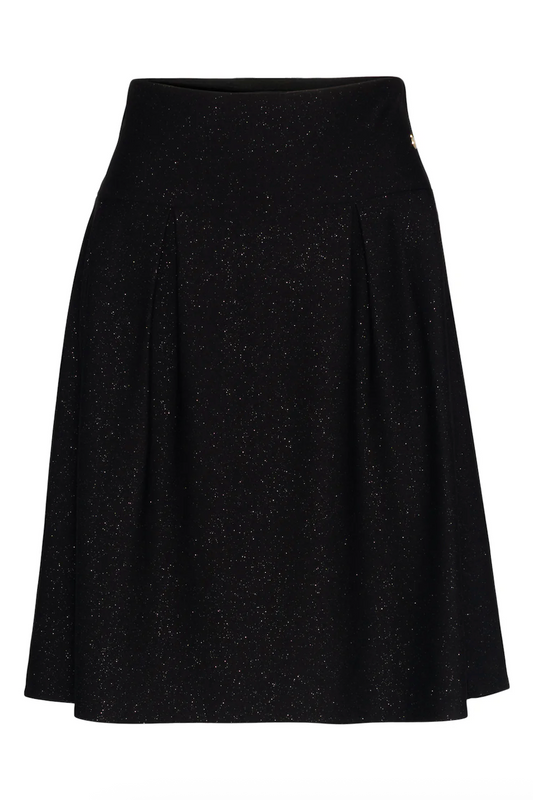 Rah Oslo Skirt Glitter Black