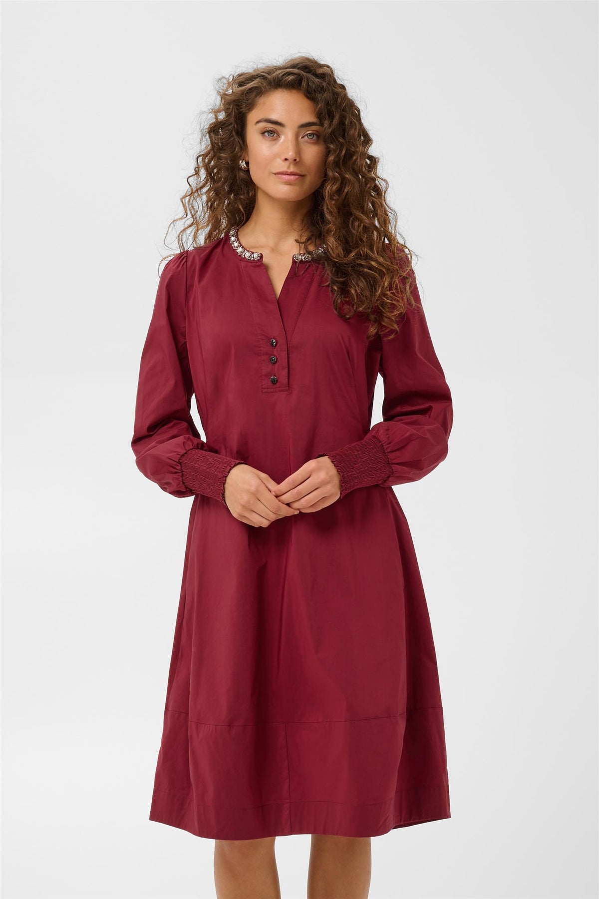 Culture Margi Antoinett Dress Biking Red