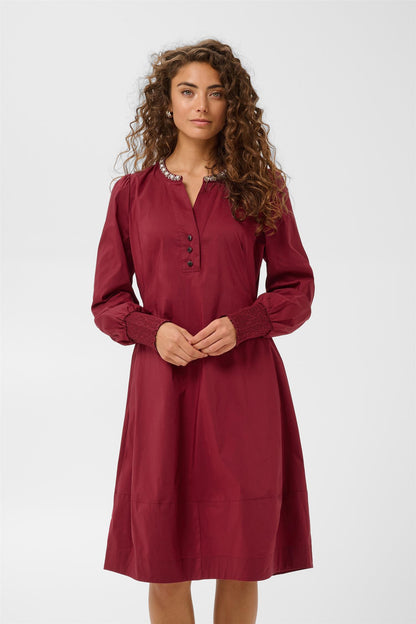 Culture Margi Antoinett Dress Biking Red