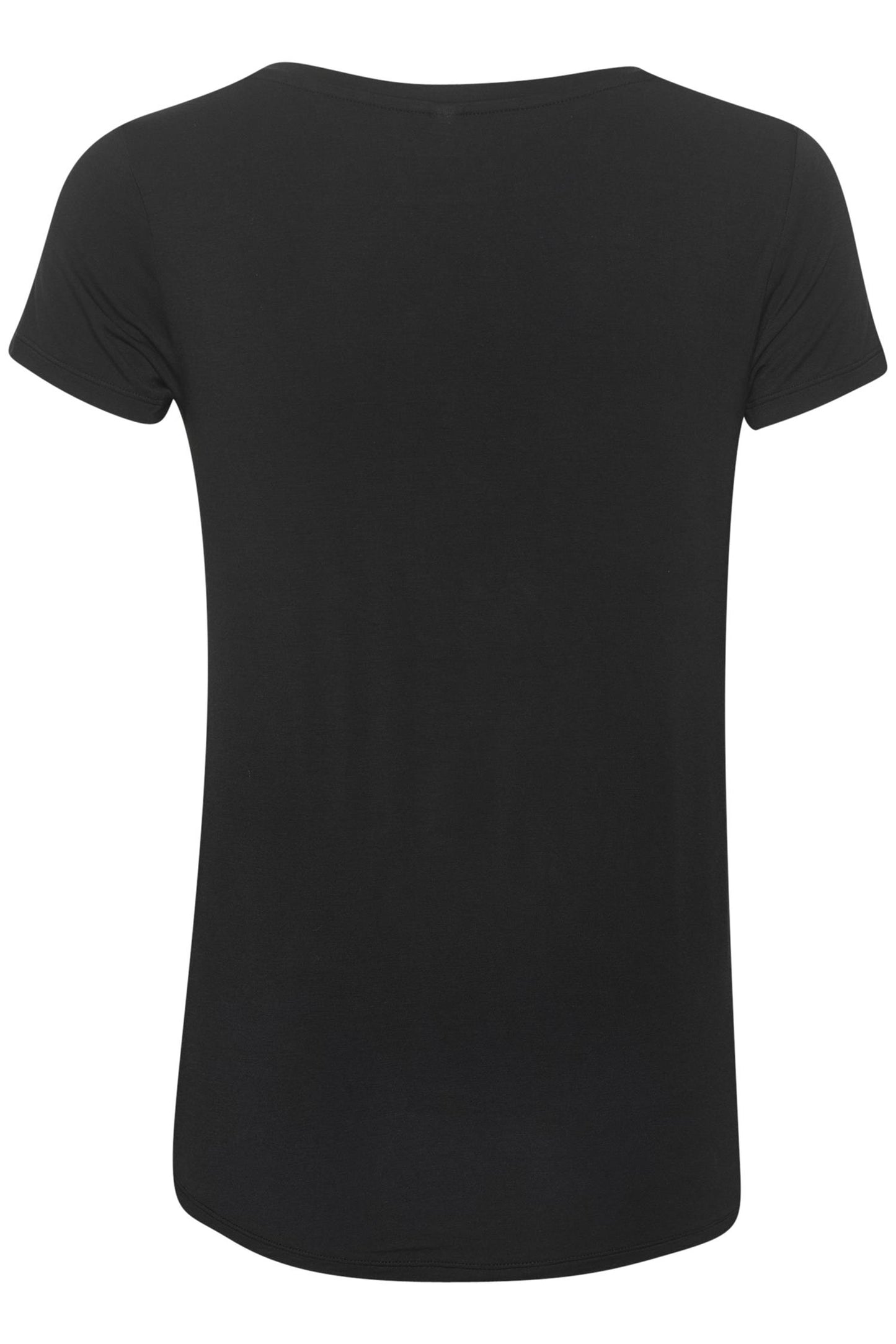 Culture Poppy V-neck T-Shirt Black