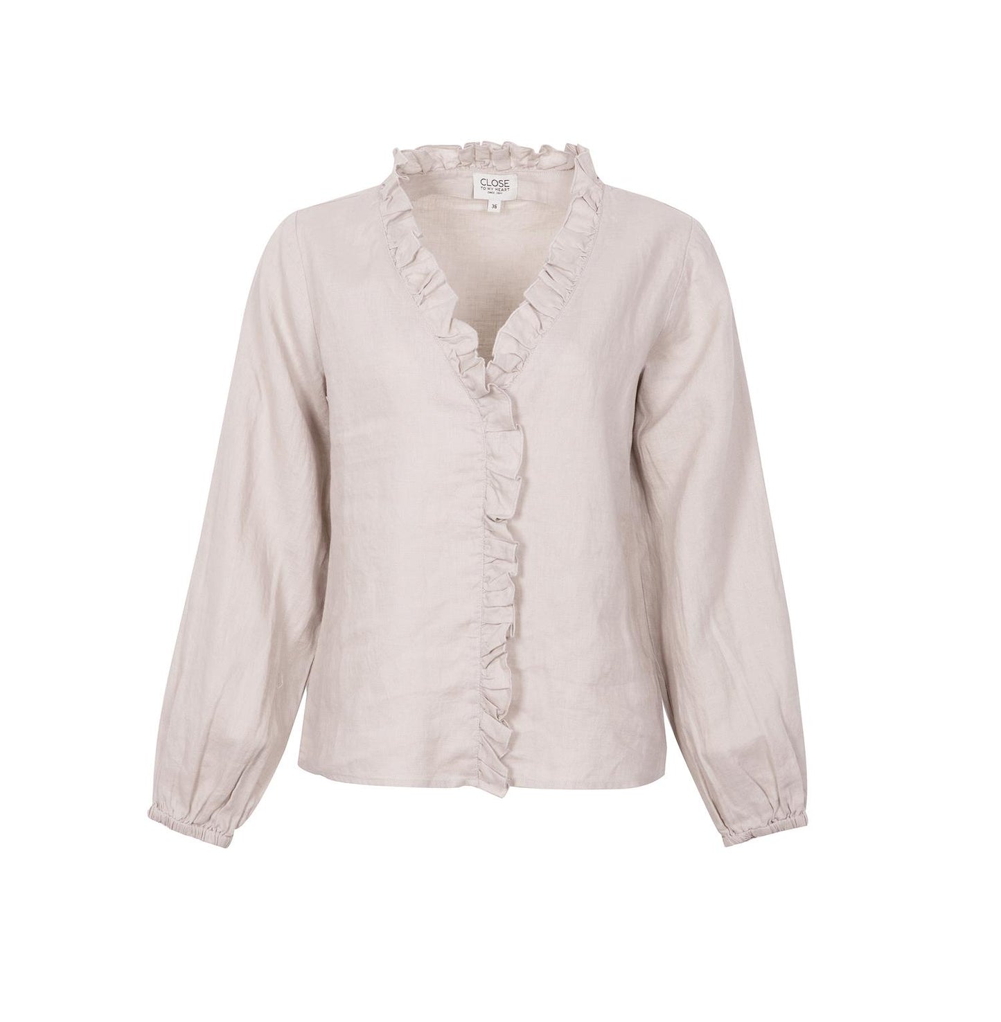 Close to my Heart Lynnie Blouse Taupe