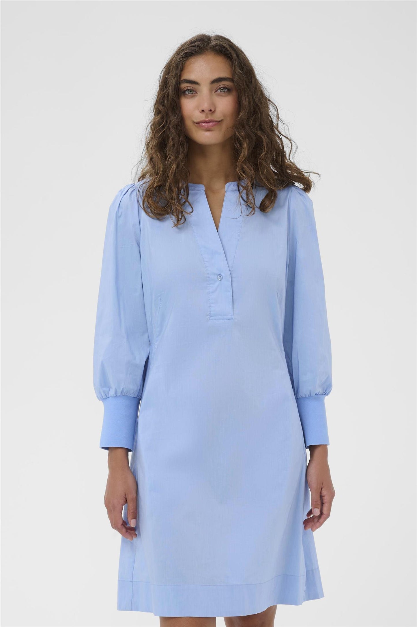 Culture Kiea Antoinett Rib Dress Forever Blue