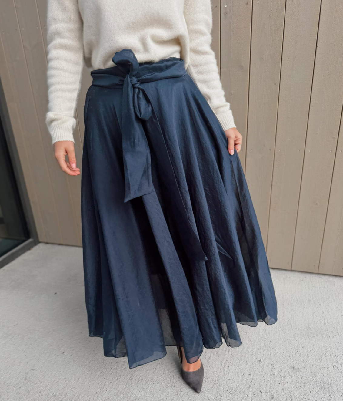 Rah Oslo Solid Skirt Blue