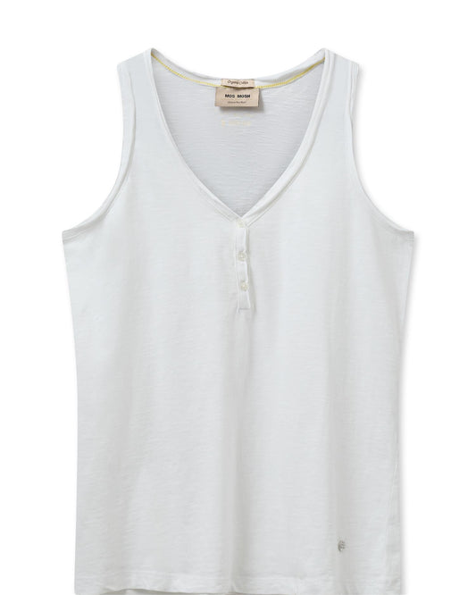 Mos Mosh Astin Basic Tank Top White