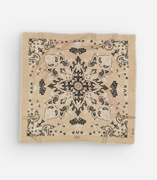 Maison Lecomte Flament Scarf Bandana Beige
