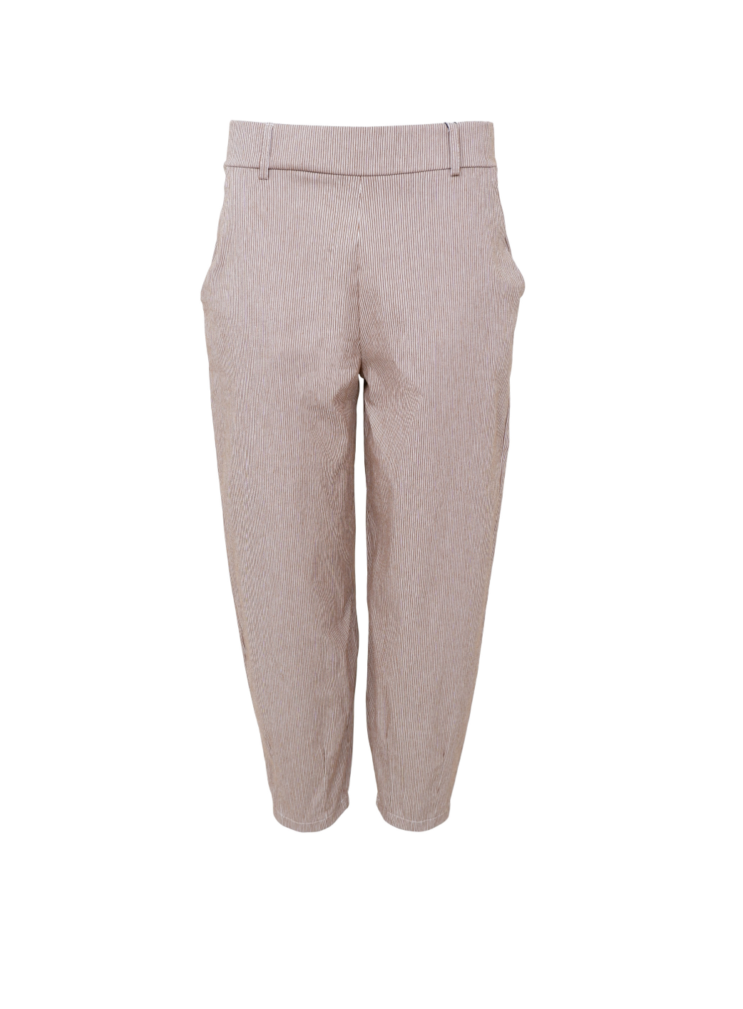 Black Colour Mallory Barrel Pant Espresso